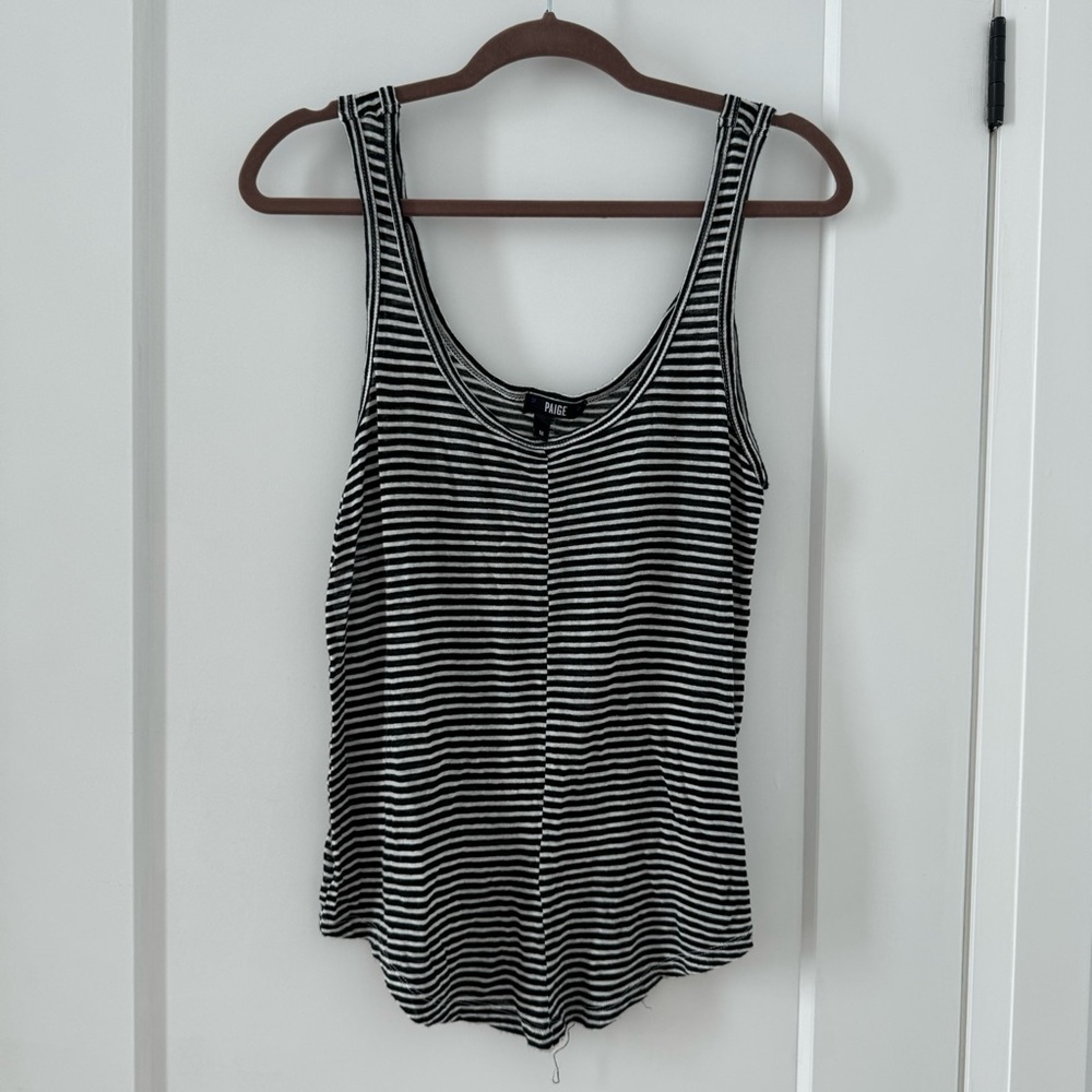 PAIGE Striped Tank - Size Medium